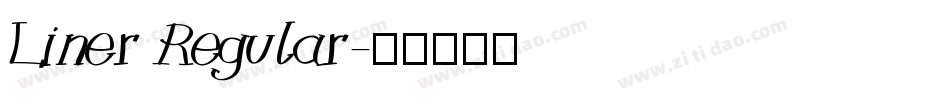 Liner Regular字体转换